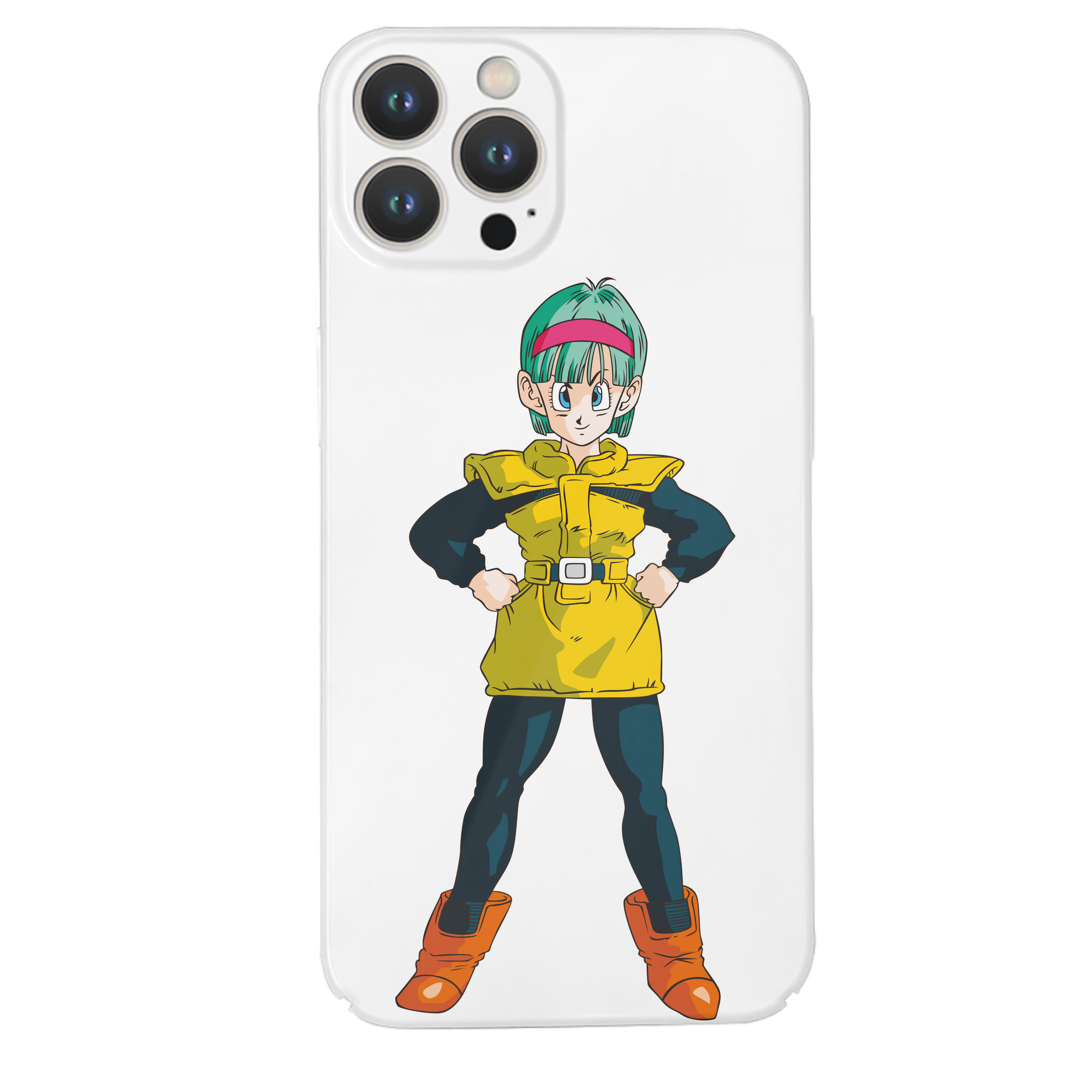 （画像用） ドラゴンボール ブルマ DRAGON BALL Bulma 【iPhone 14シリーズ対応】ハードケース